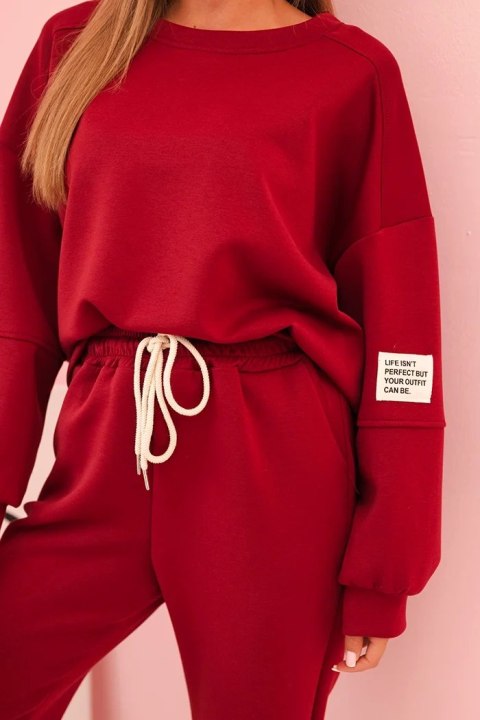 Komplet bluza + spodnie masełko śliwkowy Komplet bluza + spodnie masełko śliwkowy