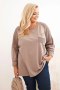 Bluza damska Plus Size bawełniana z nadrukiem fango