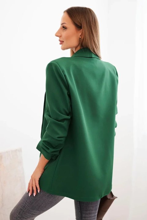 Marynarka z klapami elegancka zielona Marynarka z klapami elegancka zielona