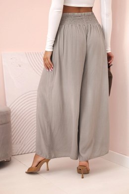 Spodnie damskie wiskozowe z elastycznym pasem fango