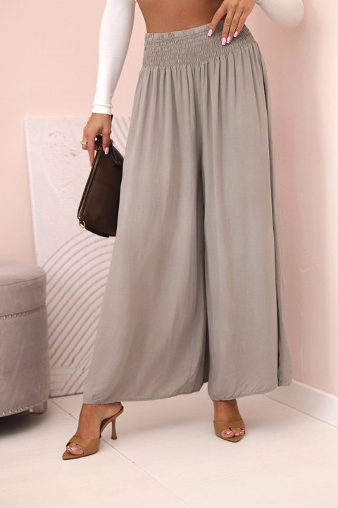 Spodnie damskie wiskozowe z elastycznym pasem fango