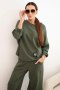 Komplet bawełniany bluza + spodnie khaki