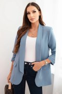 Marynarka damska bez zapięcia z podszewką S/M jeansowa