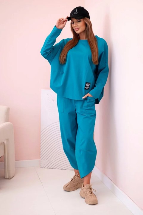 Komplet new punto bluza + spodnie morski Komplet new punto bluza + spodnie morski