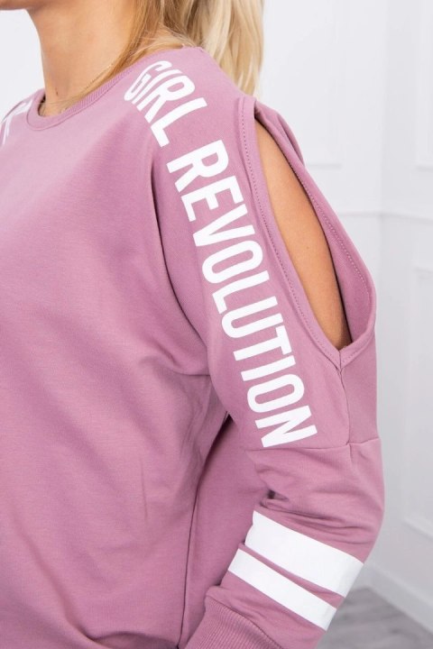 Komplet Girl Revolution ciemno różowy