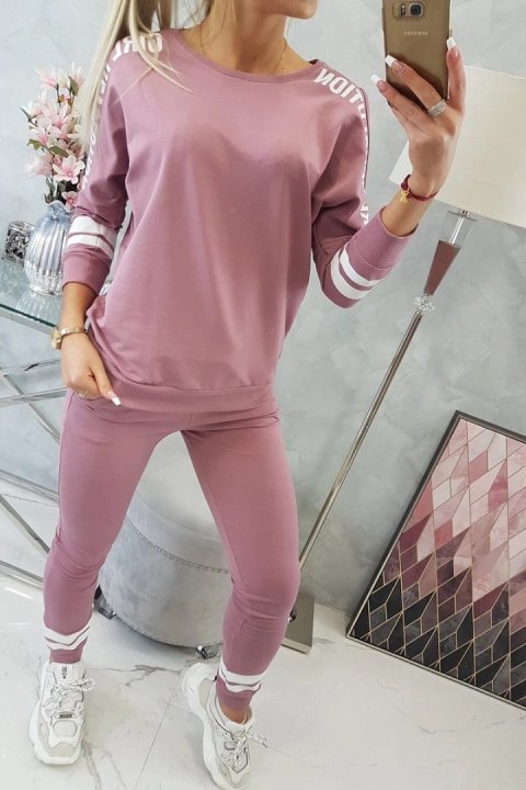 Komplet Girl Revolution ciemno różowy