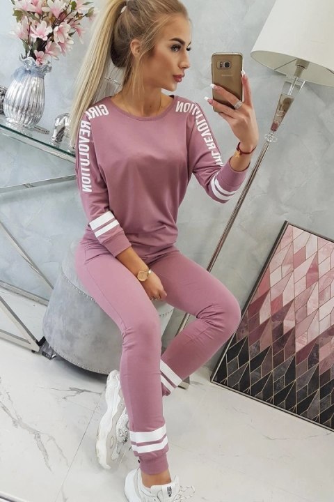 Komplet Girl Revolution ciemno różowy