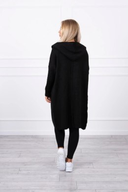 Sweter z kapturem czarny