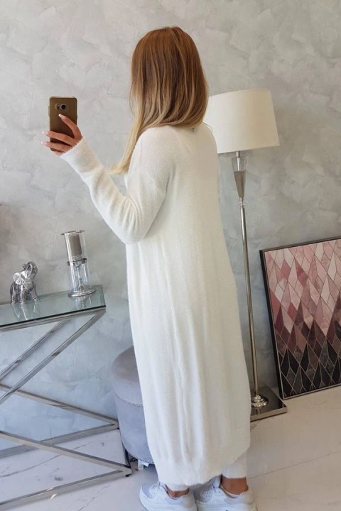 Komplet swetrowy alpaka ecru