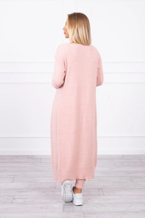 Komplet swetrowy alpaka pudrowy róż