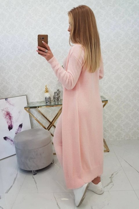 Komplet swetrowy alpaka pudrowy róż