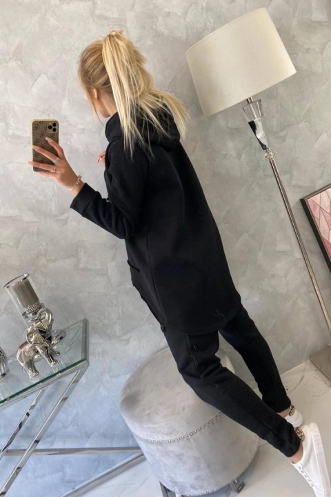 Komplet ze spodniami Baggy czarny