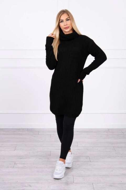 Sweter z golfem czarny