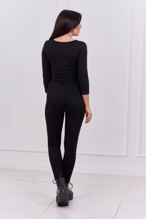 Bluzka body z nadrukiem pistoletów czarna