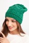 Czapka z polarem Marta K231 zielona