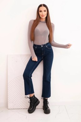 Damska bluzka z kaszmiru z golfem i długim rękawem fango