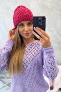 Czapka damska Kalina K362 fuksja