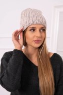 Czapka damska Rebeka K345 beżowa