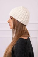 Czapka damska Rebeka K345 ecru