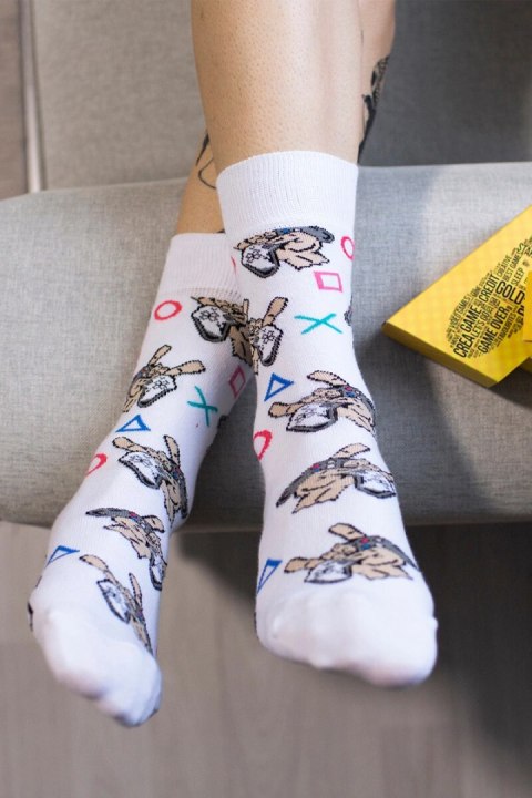 Skarpetki unisex z motywem gracza - zestaw 2 par w oryginalnym opakowaniu