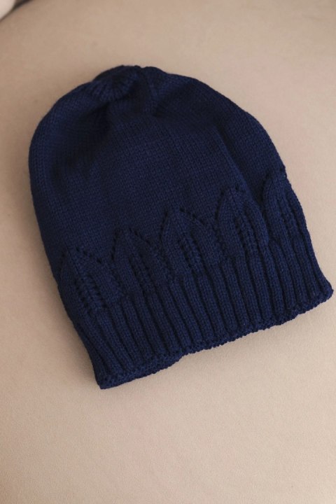 Czapka damska Irmina K333 granatowa