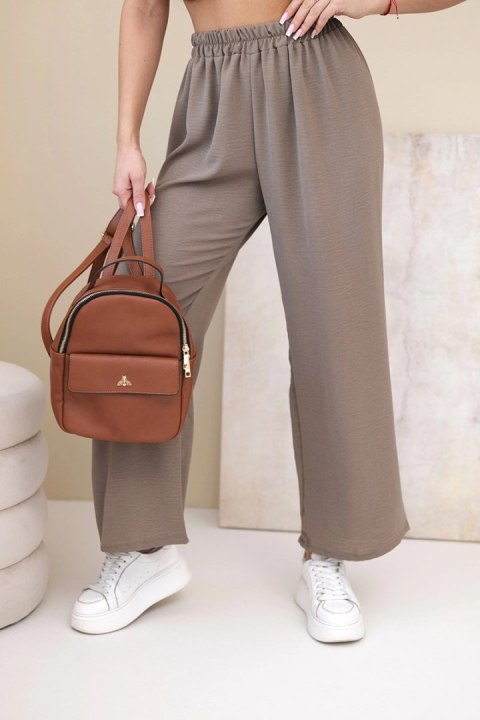 Spodnie z szeroką nogawką fango