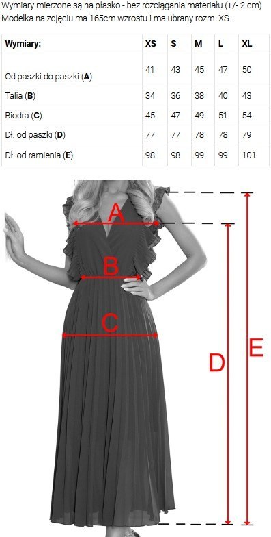 479-7 NINA elegancka sukienka z kopertowym dekoltem, rękawkiem i paskiem - BORDOWA