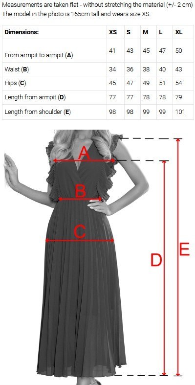 479-7 NINA elegancka sukienka z kopertowym dekoltem, rękawkiem i paskiem - BORDOWA