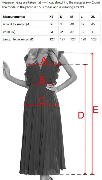 589-4 Długa sukienka z subtelnym połyskiem i gorsetowym wiązaniem na plecach - beżowy róż z brokatem