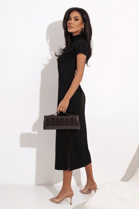 Czarna midi sukienka ZELIA