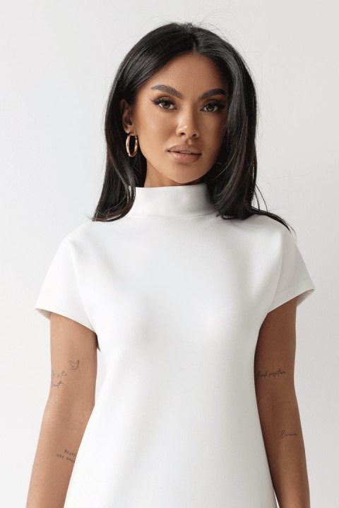 Kremowa midi sukienka ZELIA