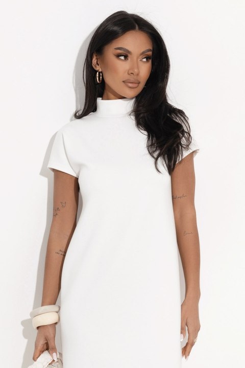 Kremowa midi sukienka ZELIA