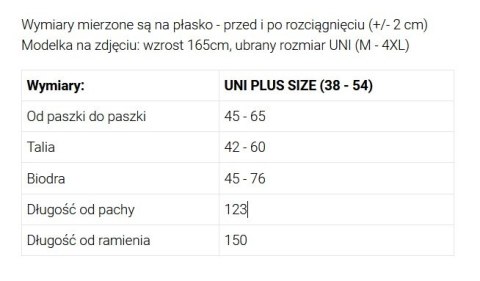654-5 Długa połyskująca sukienka plus size z dekoltem i transparentnym rękawkiem - czarna