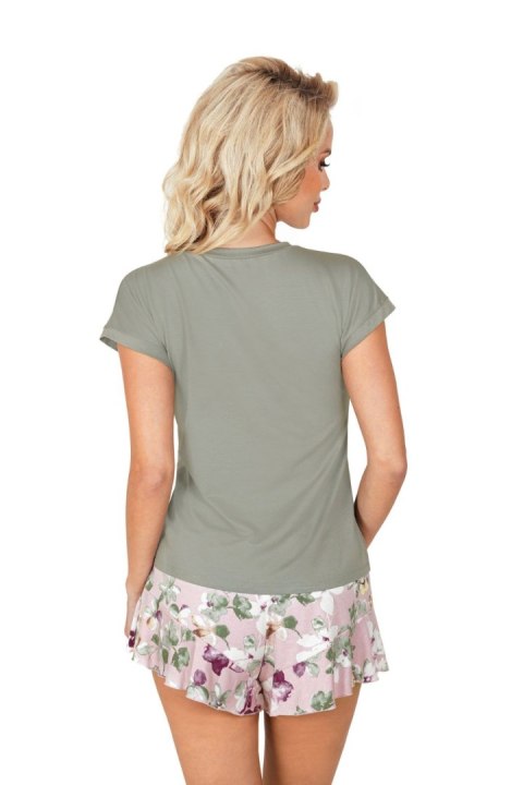 Piżama Damska Model Nicola 1/2 Olive - Donna Piżama Damska Model Nicola 1/2 Olive - Donna