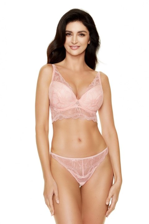 Biustonosz push up Biustonosz Półgorset Push-up Model Charlize Pink - Gorteks