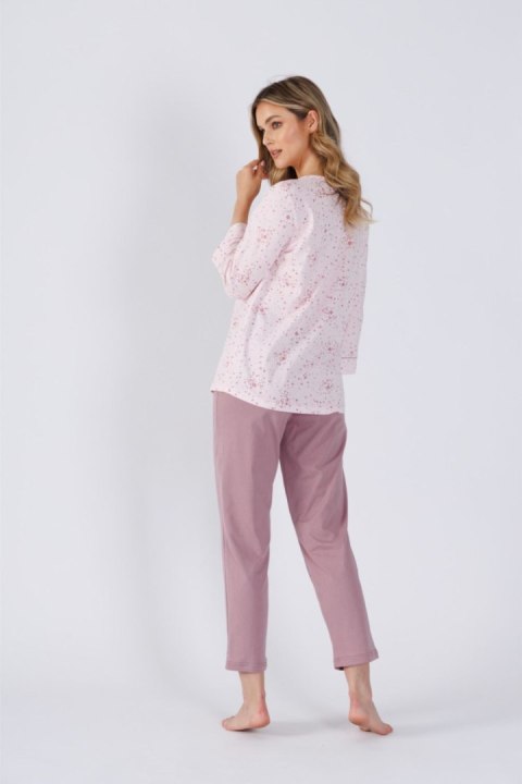 Piżama Damska Model Timea 1499 Powder Pink - M-Max Piżama Damska Model Timea 1499 Powder Pink - M-Max