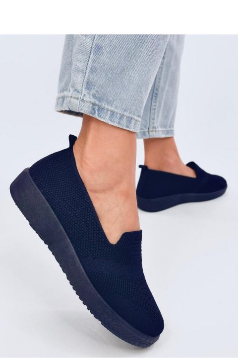 Buty sportowe Tenisówki damskie wsuwane COMBE NAVY - Inello Buty sportowe Tenisówki damskie wsuwane COMBE NAVY - Inello