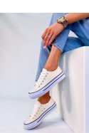 Buty sportowe Trampki damskie FARGIS BEIGE - Inello