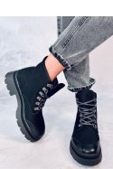 Buty sportowe Trampki damskie trekkingowe VANDER BLACK - Inello