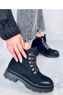 Buty sportowe Trampki damskie trekkingowe VANDER BLACK - Inello