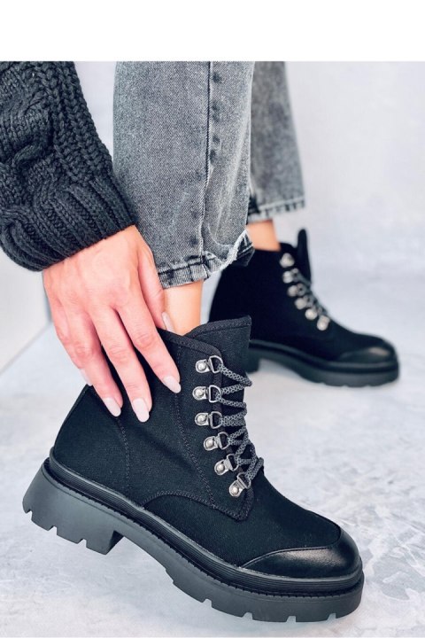 Buty sportowe Trampki damskie trekkingowe VANDER BLACK - Inello Buty sportowe Trampki damskie trekkingowe VANDER BLACK - Inello
