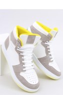 Buty sportowe Trampki damskie za kostkę DORCAS KHAKI - Inello