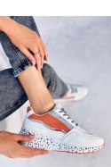 Buty sportowe Sneakersy damskie MILANO ORANGE - Inello