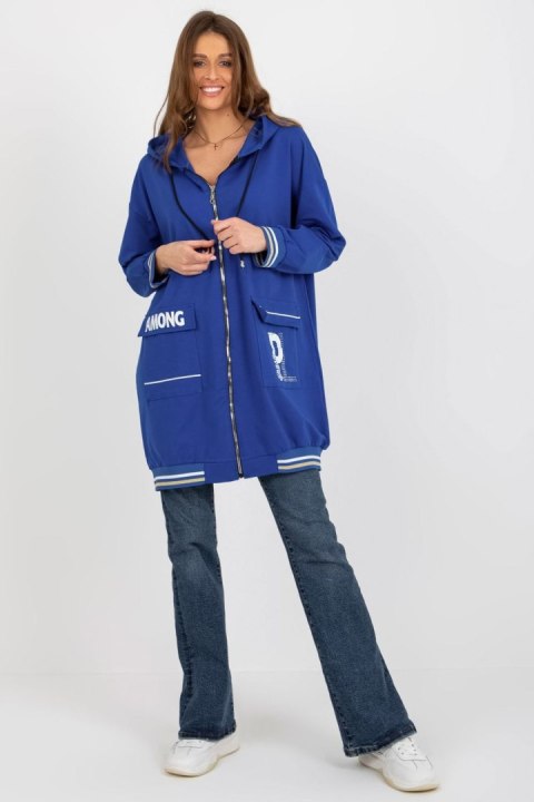 Bluza Damska Model RV-BL-8149.91P Dark Blue - Relevance Bluza Damska Model RV-BL-8149.91P Dark Blue - Relevance