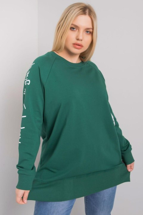 Bluza Damska Model RV-TU-7158.76P Dark Green - Relevance Bluza Damska Model RV-TU-7158.76P Dark Green - Relevance