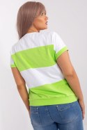 Bluzka damska T-shirt Plus Size Model RV-BZ-8640-1.92P Light Green - Relevance