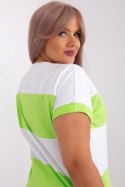 Bluzka damska T-shirt Plus Size Model RV-BZ-8640-1.92P Light Green - Relevance