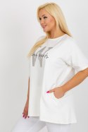 Bluzka damska Plus Size Model RV-BZ-7866.30 Ecru - Relevance