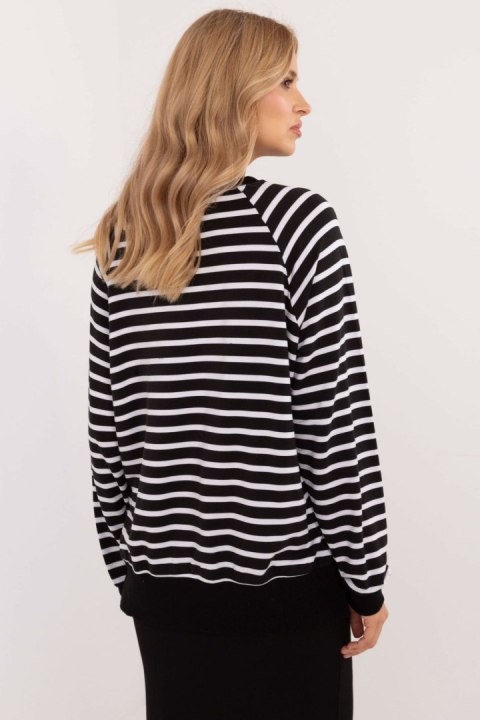 Bluzka damska Plus Size Model RV-BZ-A-152.95 Black/White - Relevance Bluzka damska Plus Size Model RV-BZ-A-152.95 Black/White - Relevance