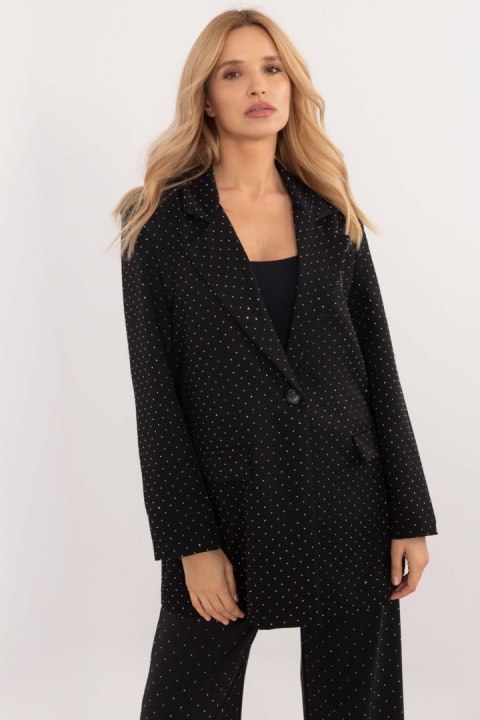 Marynarka Model DHJ-MA-A8315.22 Black - Italy Moda Marynarka Model DHJ-MA-A8315.22 Black - Italy Moda